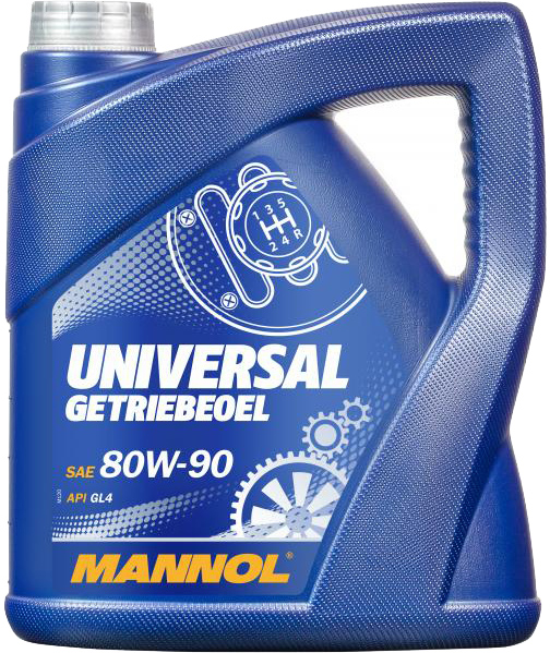 Олива трансмісійна MANNOL Universal Getriebeoel 80W-90 4 л (MN8107-4)